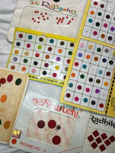 Bindi collection multicolour colourful red black