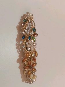 Floral Hair centre Clip large size