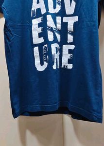 Men's Blue Adventure Graphic T-Shirt