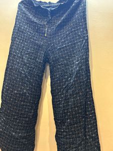 Black Kurta Pant Co-ord Set with Ethnic Print