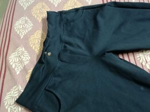 Comfy Blue Casual Pants
