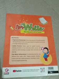4 writing book and one nursery
