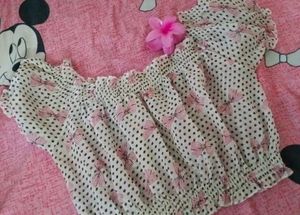 Cute Polka Dot Bow Blouse ⚠️Flash sale for today