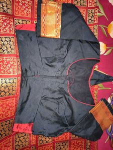 Red &amp; Gold saree