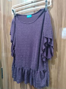 Butterfly 🦋 Purple Top For Girls