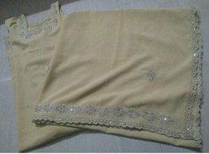 zari  and pearl work Elegant Beige Salwar Suit