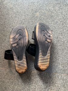 Stylish Black Mesh Sandals