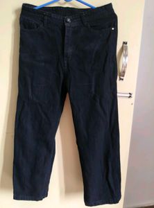 Dark Wash Straight Leg Jeans