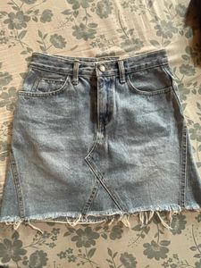 Denim skirt