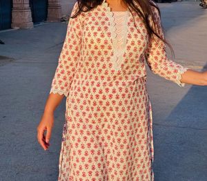 Printed Kurta Set with Pants