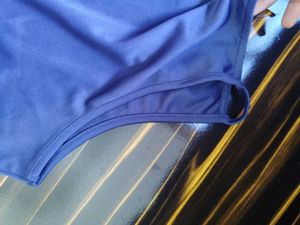 Stylish Blue Spaghetti Strap Crop Top