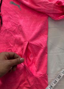 Puma Pink Zip-Up Hoodie