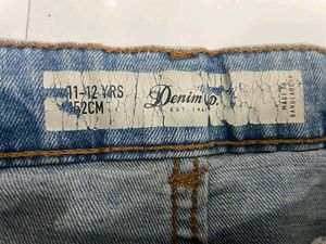 Embroidered Denim Jeans