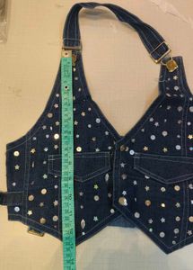 Y2K Embellished Denim 2-Piece Co-ord Set