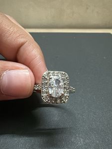 anti tarnish Sparkling Statement Ring