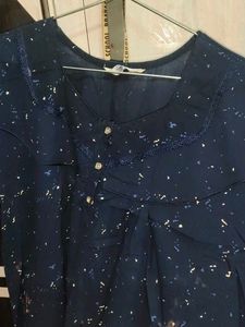 2 combo nighty Navy Blue Printed Kurta
