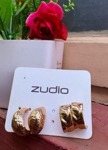Hoop Earrings Set - Rose Gold Tone