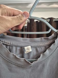 Grey Graphic Print T-Shirt