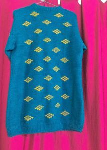 Teal Knit Sweater