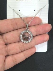 Anti Tarnish Cute Dog Pendant Necklace