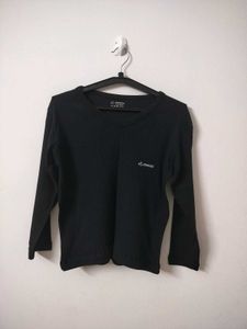 Jockey Men's Black V-Neck Long Sleeve T-Shirt