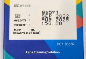 Aqualens Spectacle Lens Cleaner Bottle 100 ml