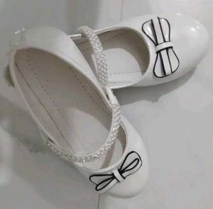 White Rhinestone Heels