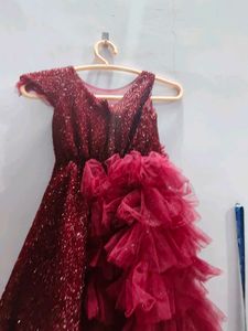 Stunning Ruffled Gown
