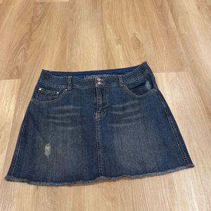 Y2k Blue Denim Skirt