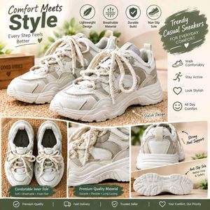Trendy Chunky Sneakers for Everyday Comfort