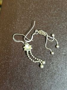 Pure Silver Mismatched Earrings