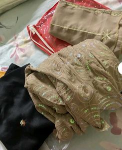 Party wear Black Kurta with Patiala Pants