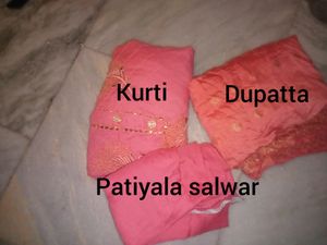 🧿Suit With Dupatta And Salwar