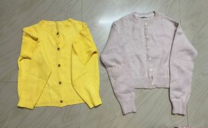only the yellow cardigan for flash sale buyer