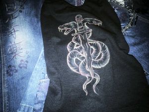 Alt tank top with custom designs