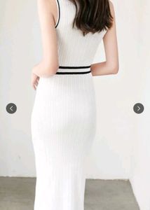Chic White Bodycon Mini Dress