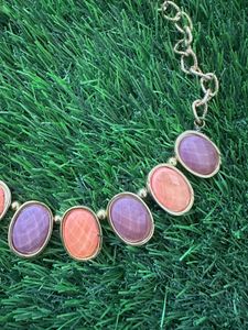 Boho Gemstone Statement Necklace