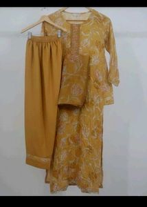 Floral Print Kurta with Pant Set🔴(2pair)