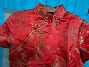 Red Chinese Style Dragon Dress