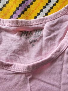 M&amp;M Bundle of 2 Pink Graphic T-Shirts