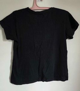 Cute Black "Kindness Forever" Graphic Tee