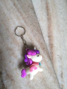 Cute Unicorn Keychain