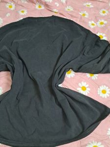Grey Extreme Oversized Printed Sweatshirt