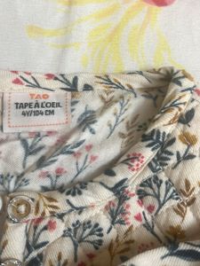 Floral Print Button-Up Top