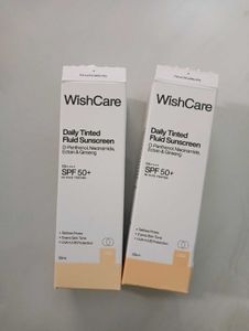 WishCare Daily Tinted Fluid Sunscreen SPF 50+