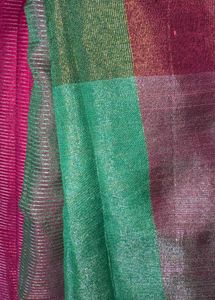 Vibrant Pink Silk Saree