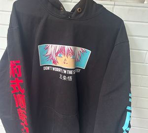 JJK Gojo Satoru Oversized black Hoodie Unisex