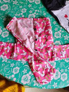 Cute Bunny Print Baby Hoodie