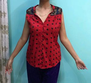 Red Polka Dot Shirt