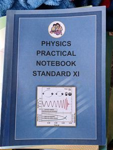 UNUSED Physics Practical Notebook 11th Standard